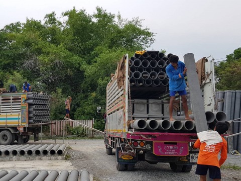 ท่อใยหิน ท่อซีเมนต์ ราคาถูก คุณภาพสูง